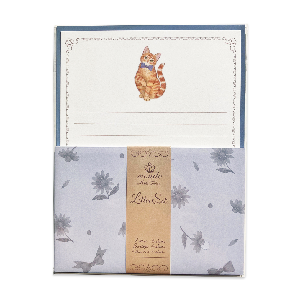 たけいみきmondoレターセット　【中国（香港・マカオ含）・台湾・タイ・ベトナム・シンガポール・インドネシア・マレーシア販売不可商品】
