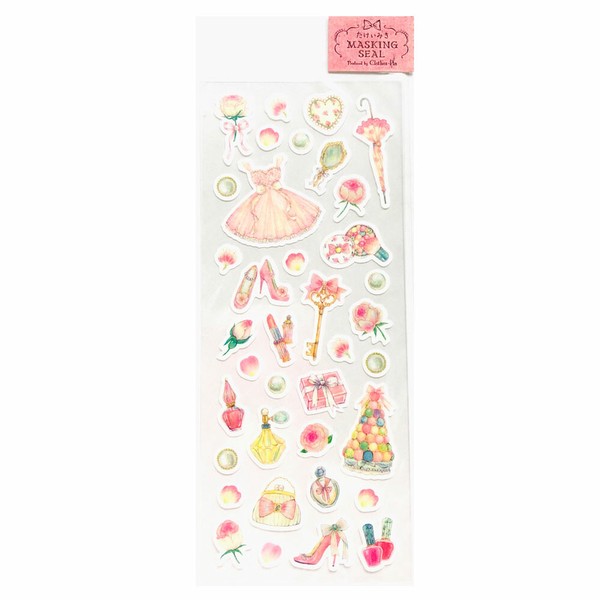 たけいみきシリーズマスキングシール　【中国（香港・マカオ含）・台湾・タイ・ベトナム・シンガポール・インドネシア・マレーシア販売不可商品】