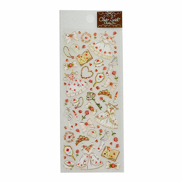 たけいみきシリーズふち箔クリアシール　【中国（香港・マカオ含）・台湾・タイ・ベトナム・シンガポール・インドネシア・マレーシア販売不可商品】