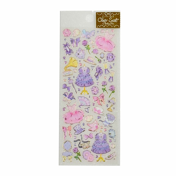 たけいみきシリーズふち箔クリアシール　【中国（香港・マカオ含）・台湾・タイ・ベトナム・シンガポール・インドネシア・マレーシア販売不可商品】