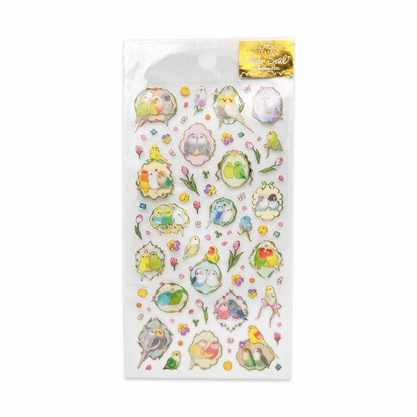 たけいみきシリーズふち箔クリアシール　【中国（香港・マカオ含）・台湾・タイ・ベトナム・シンガポール・インドネシア・マレーシア販売不可商品】