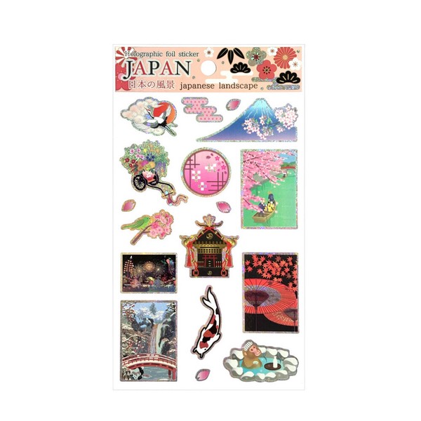 日本の伝統シリーズ　ホログラムシール