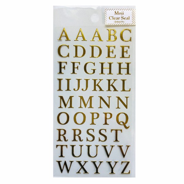 金箔文字シール