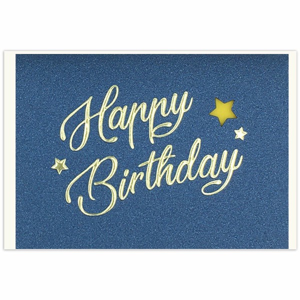 フォントミニカード　誕生日