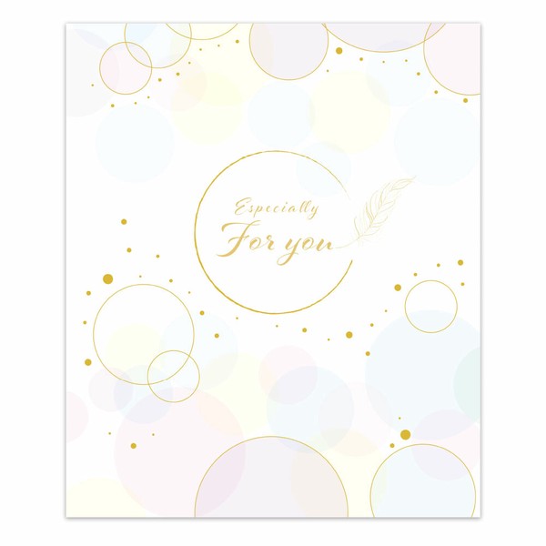 二つ折りメロディ色紙