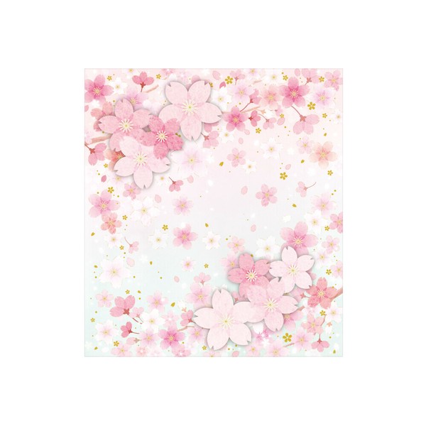 立体モチーフ付二つ折り色紙