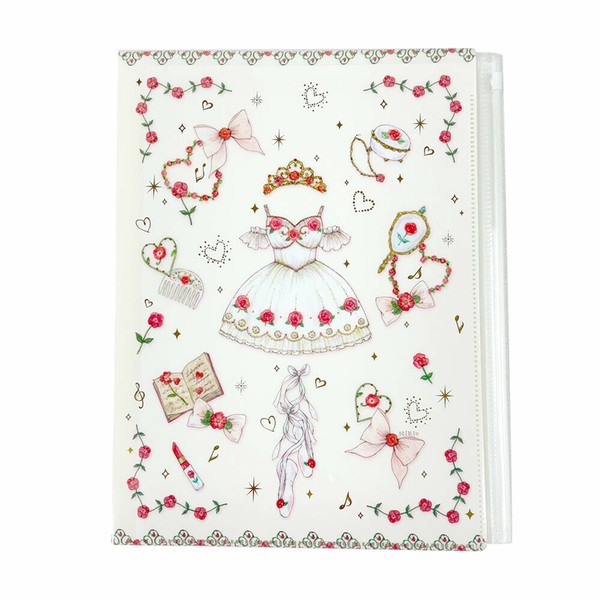 たけいみきシリーズ　ジッパー付6ポケットクリアファイル（A4サイズ）【中国（香港・マカオ含）・台湾・タイ・ベトナム・シンガポール・インドネシア・マレーシア販売不可商品】