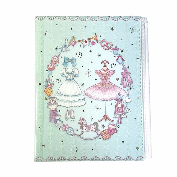 たけいみきシリーズ　ジッパー付6ポケットクリアファイル（A4サイズ）【中国（香港・マカオ含）・台湾・タイ・ベトナム・シンガポール・インドネシア・マレーシア販売不可商品】